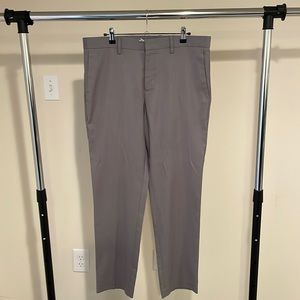 Perry Ellis Silver Dress Slim Fit Pant 34/30